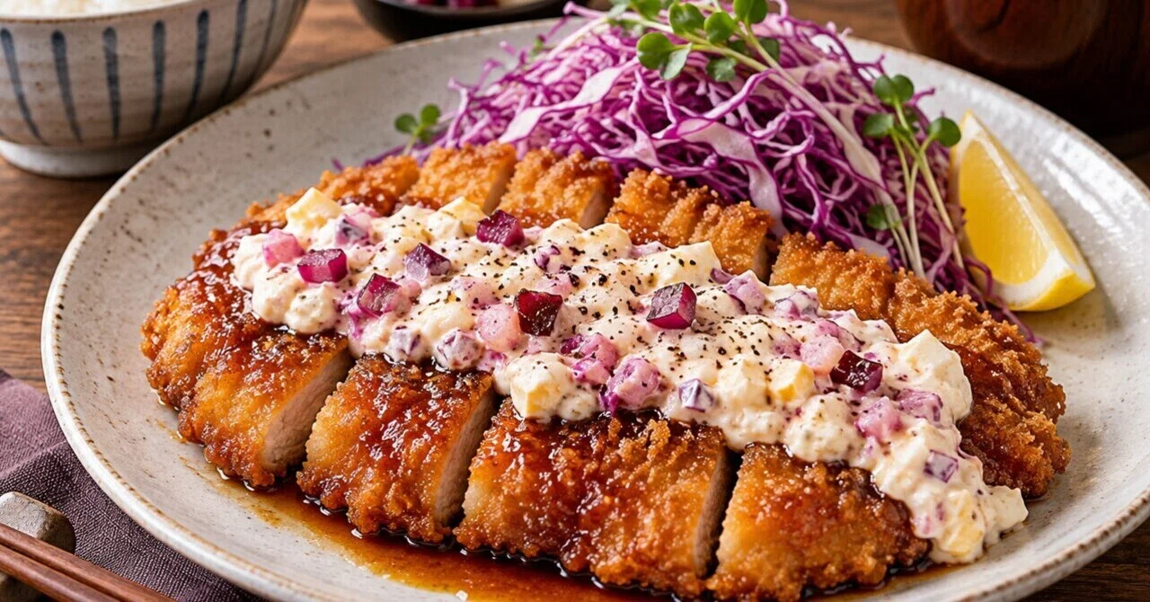 Pork Nanban served with Shibazuke and Rakkyo Tartar Sauce.｜コロラドベアー