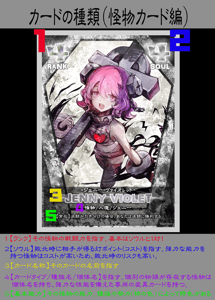 Tcg制作記3 自作カードゲーム Dead Night のカード紹介とルール紹介 灯 Akashi Note Tcg制作記3 自作カードゲーム Dead Night のカード紹介とルール紹介 灯 Akashi Note