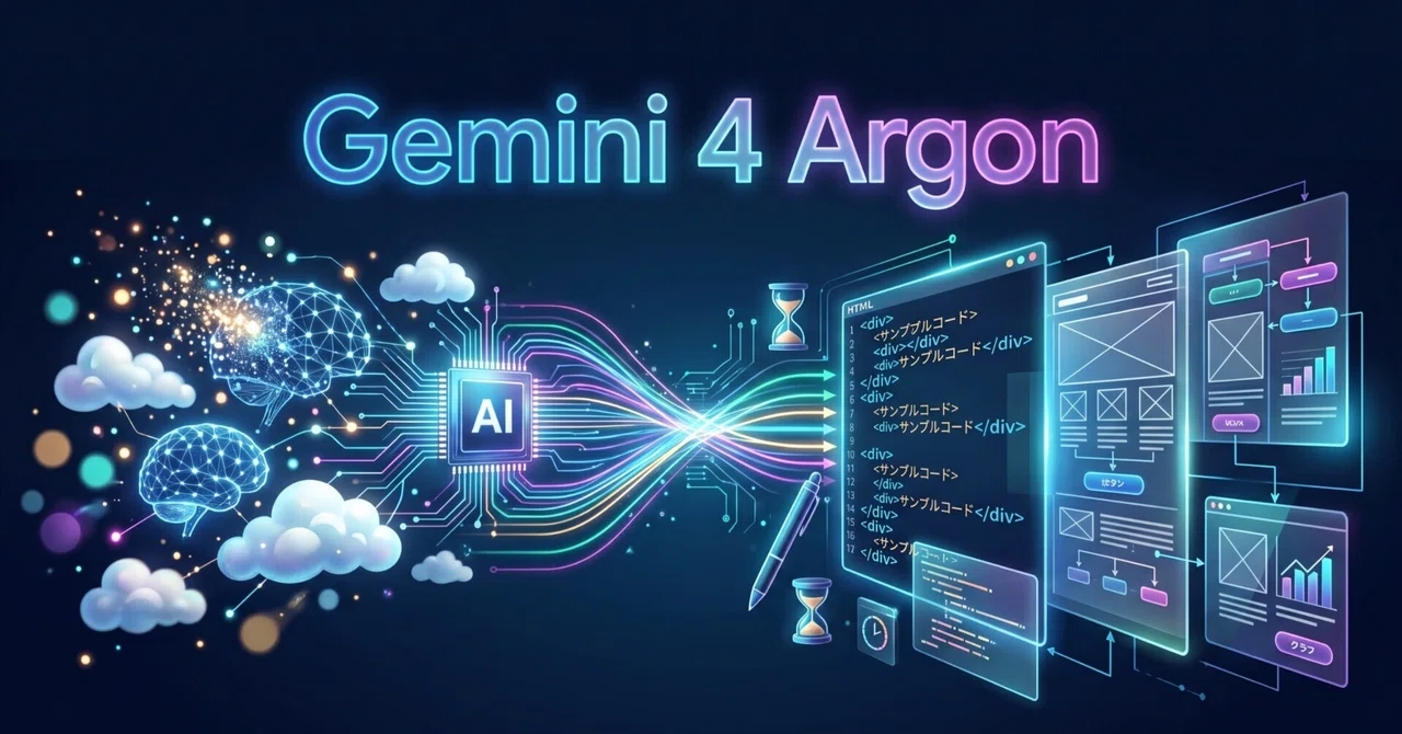 Gemini 4 Argon has arrived, so I tried it out right away. (Writing a ...