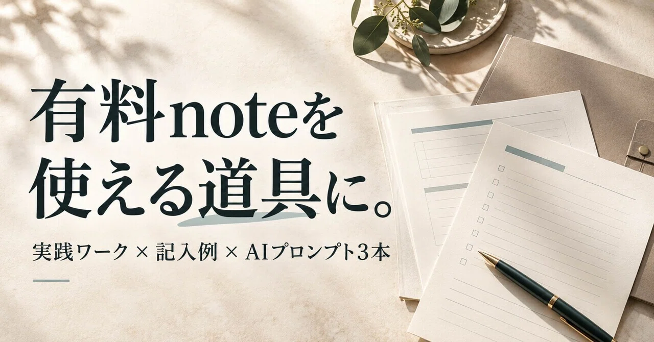 Turning Paid Note Content into 'Usable Tools' | Includes Practical ...