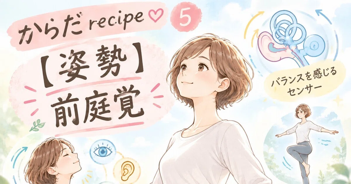 Body Recipe ︎5 [Posture] Vestibular Sense｜ ︎non.resetlab ︎簡単身体リデザイン