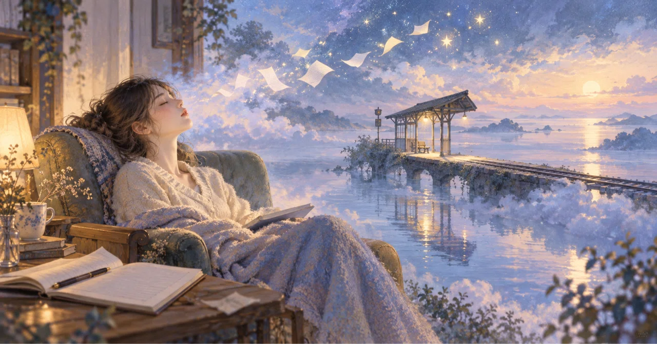 The world that emerges only when drifting off to sleep—the 'half-asleep ...
