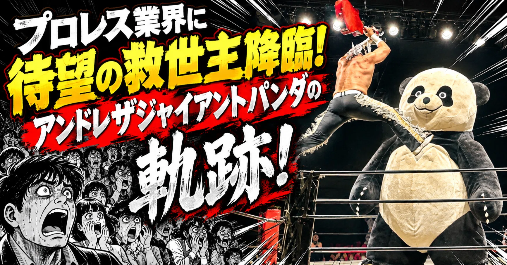 パンダプロレス 直接受渡し プロレス業界に待望の救世主降臨！アンドレザジャイアントパンダの軌跡