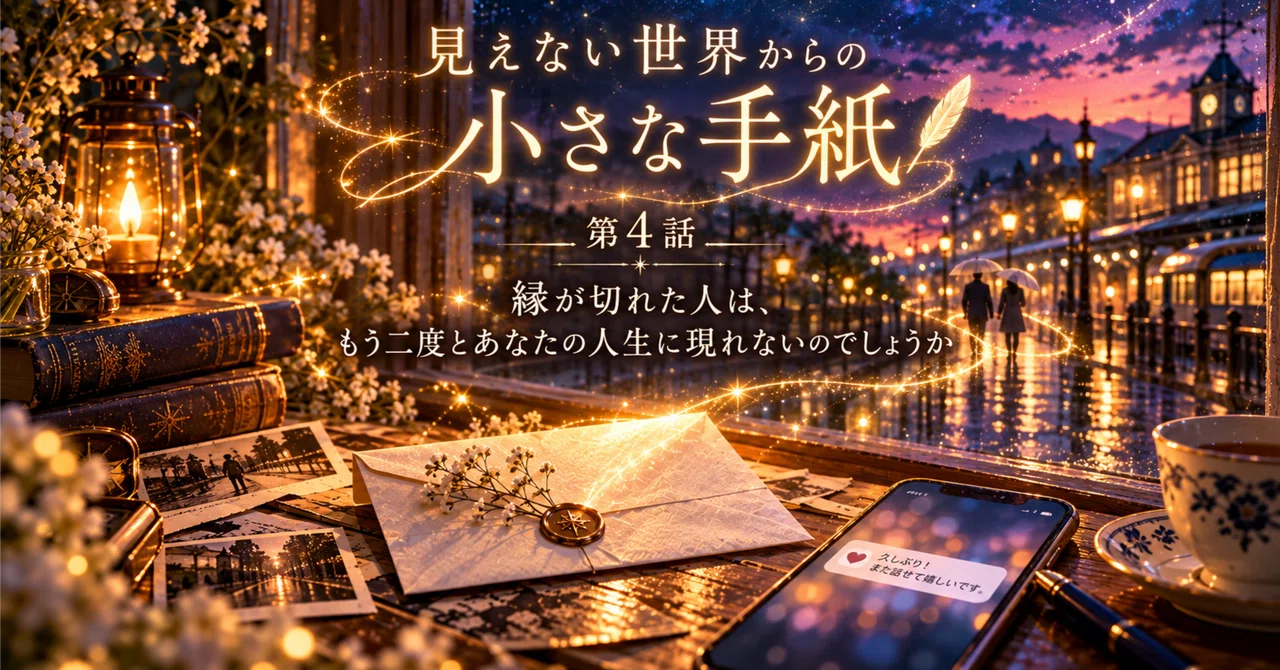 Will people you have lost touch with never appear in your life again?｜たむ