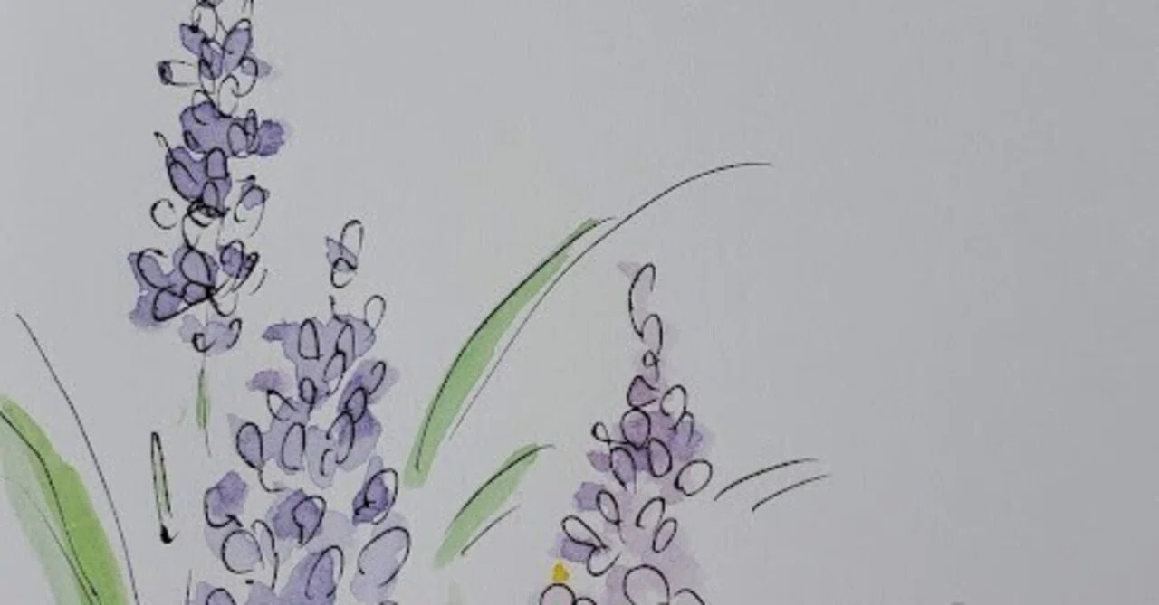 [October 16] Flower 🌸 Yamasuge (Liriope muscari) 🌸 5-minute ...