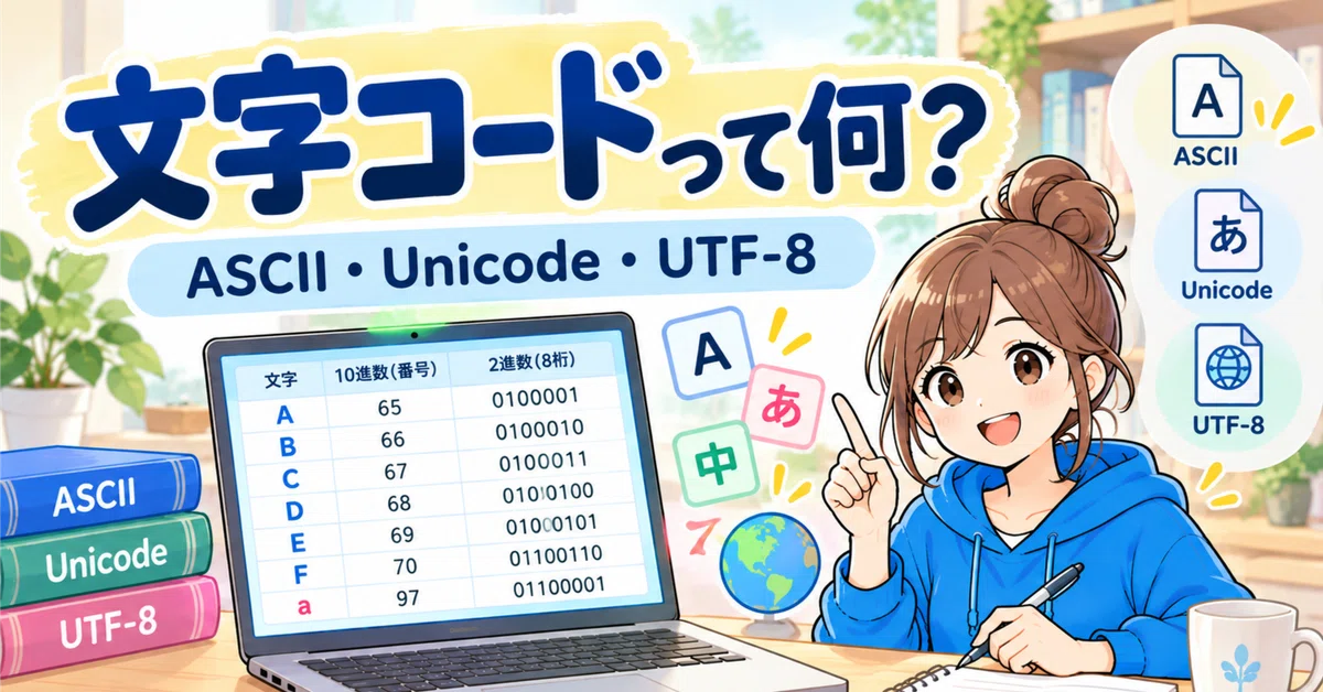 What are Character Codes? [ASCII, Unicode, UTF-8]｜情報Ⅰ 共通テスト対策