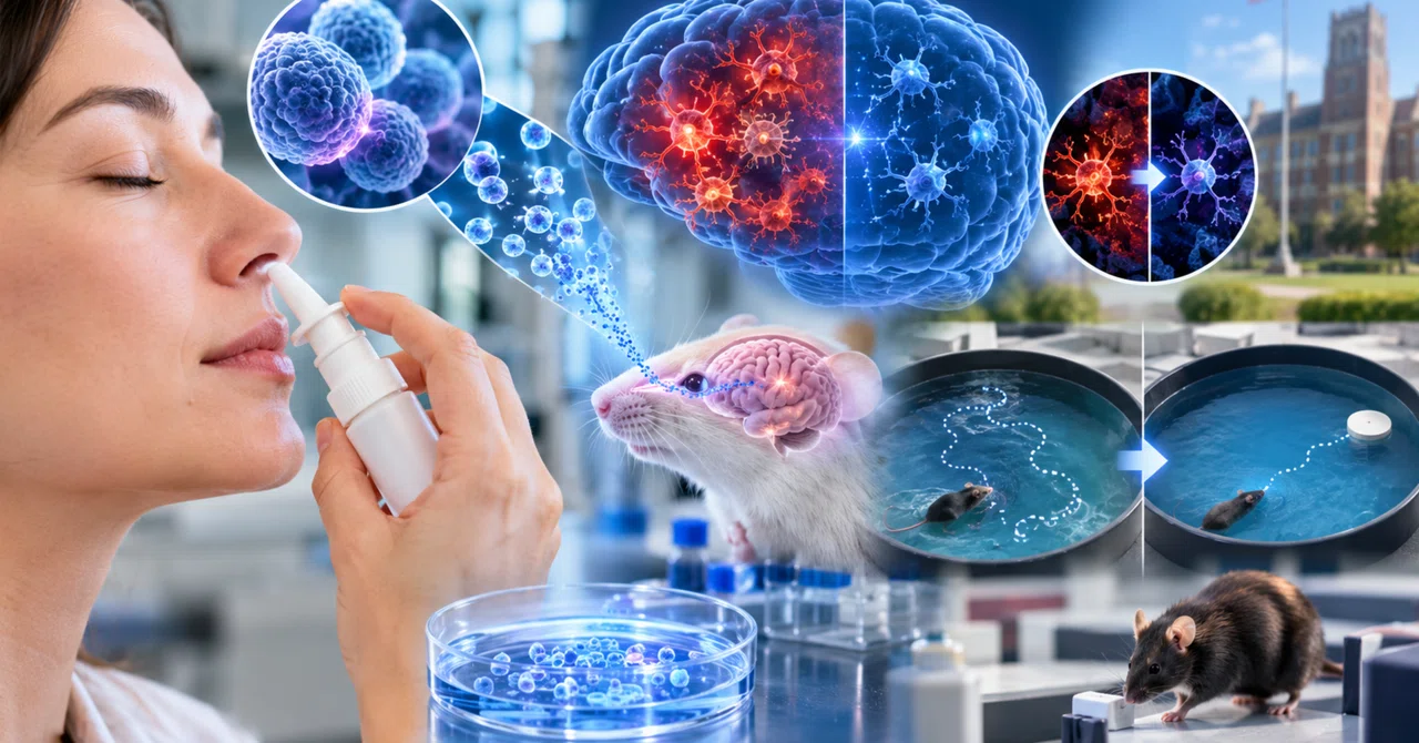 Can a simple nasal spray ease brain 'aging'? A gentle explanation of ...
