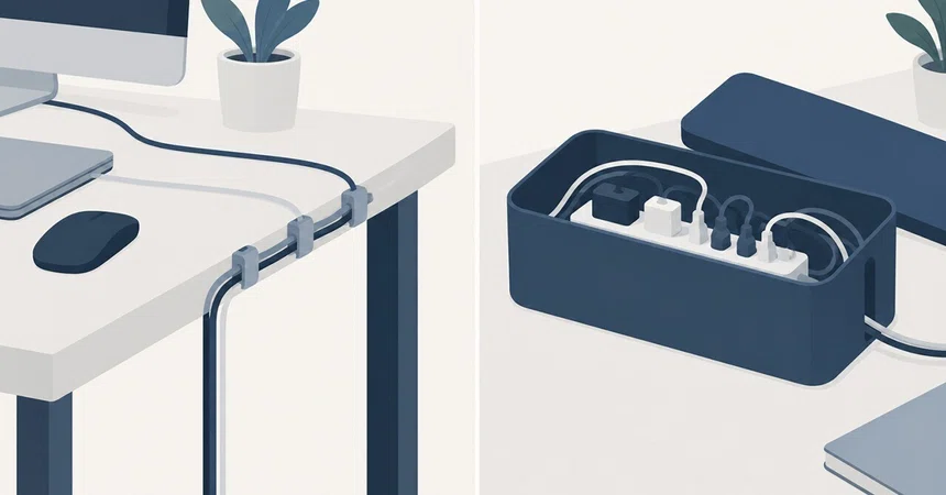 Cable Clips vs. Cable Boxes: Which Is Better for Organizing Desk Cables ...