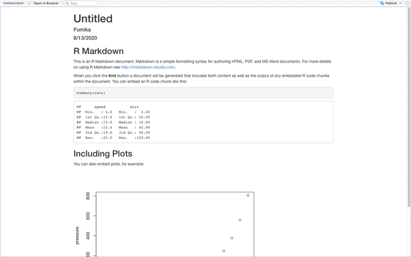 ラクをしたいための下準備。R Markdownを入れてみた｜Fumika Ani｜note