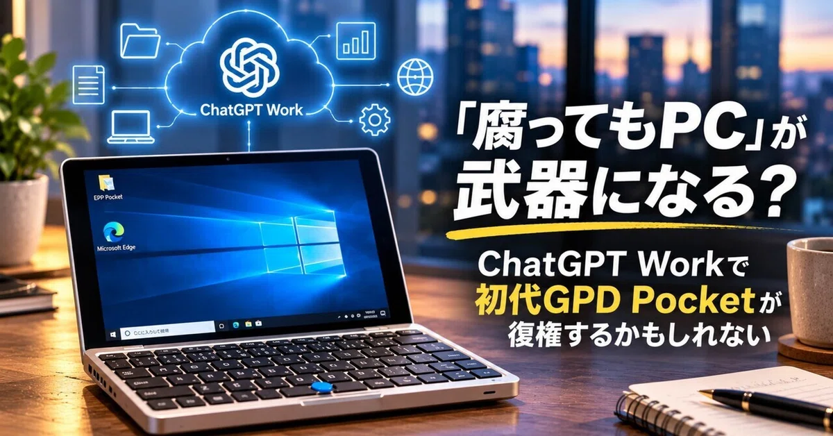 Can 'A PC is still a PC' be a weapon? The first-generation GPD Pocket ...