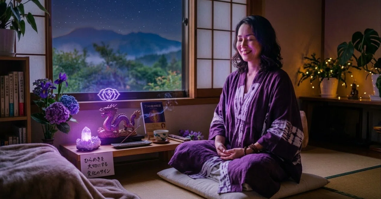 [Night Meditation] Wrapped in the silence of the Purple Dragon. A night ...