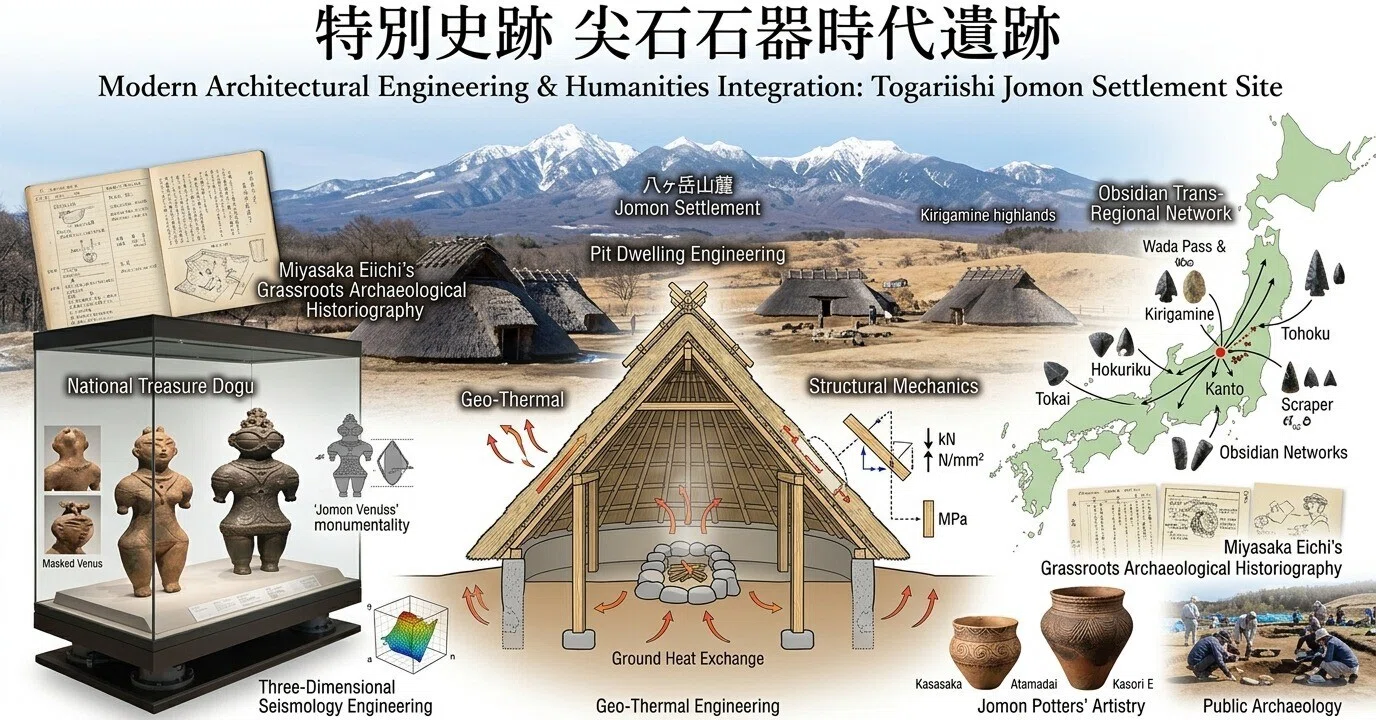 特別史跡の現代建築工学・現代人文的文化 ── 尖石石器時代遺跡