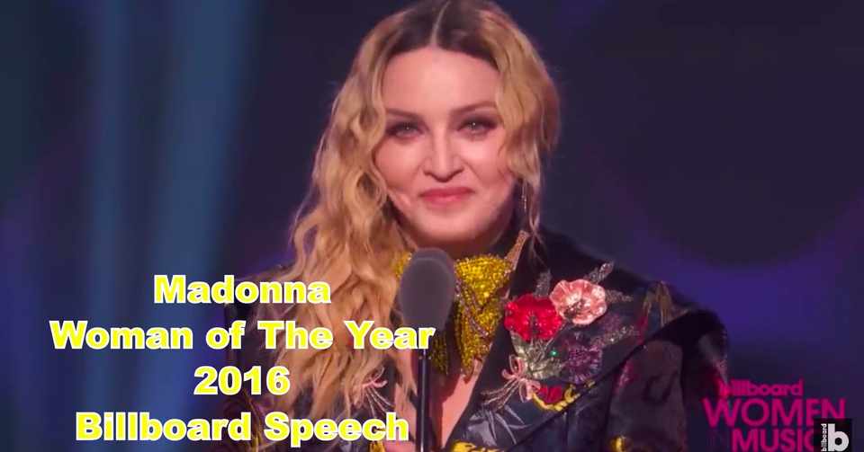 マドンナ ウーマンオブザイヤー16 受賞スピーチ 全文和訳 比嘉ダイヤ Note