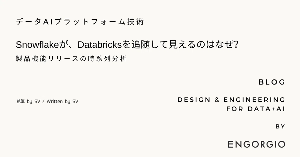 Whether it is Snowflake or Databricks｜Steven Valentain