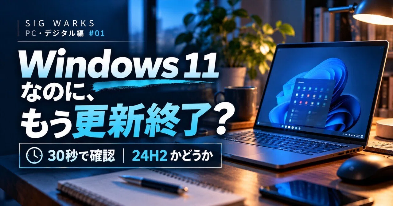 Windows 11, but support is already ending? How to check for "24H2" in ...