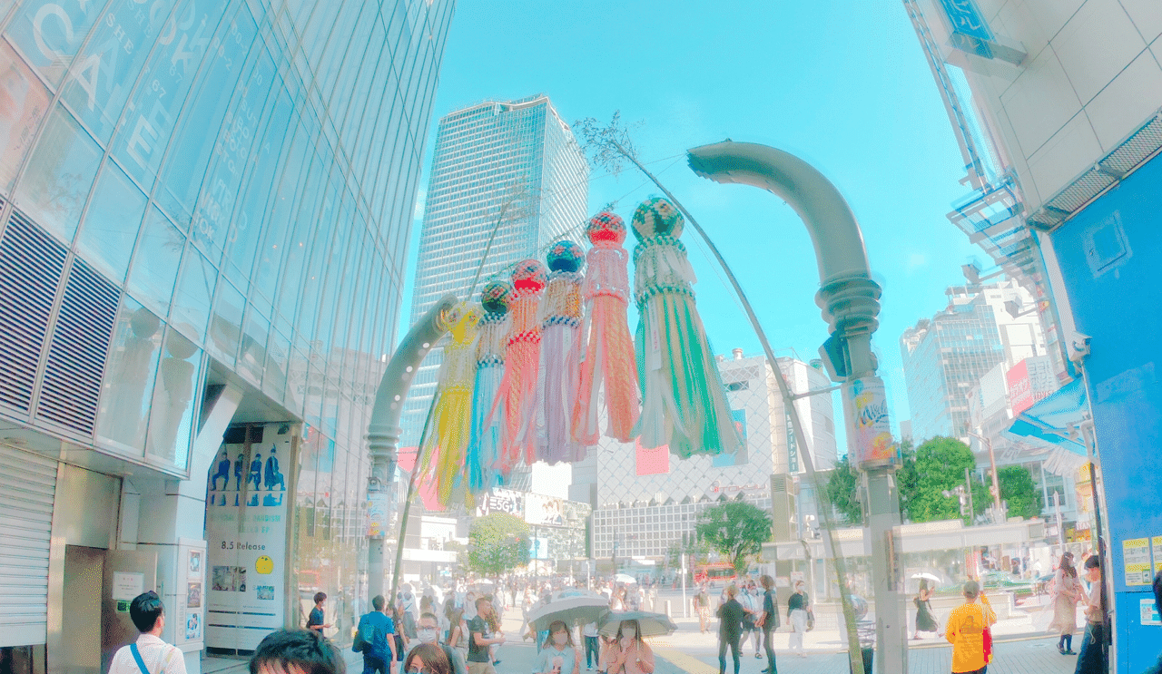 渋谷の夏 七夕飾り まれ Note 渋谷の夏 七夕飾り まれ Note