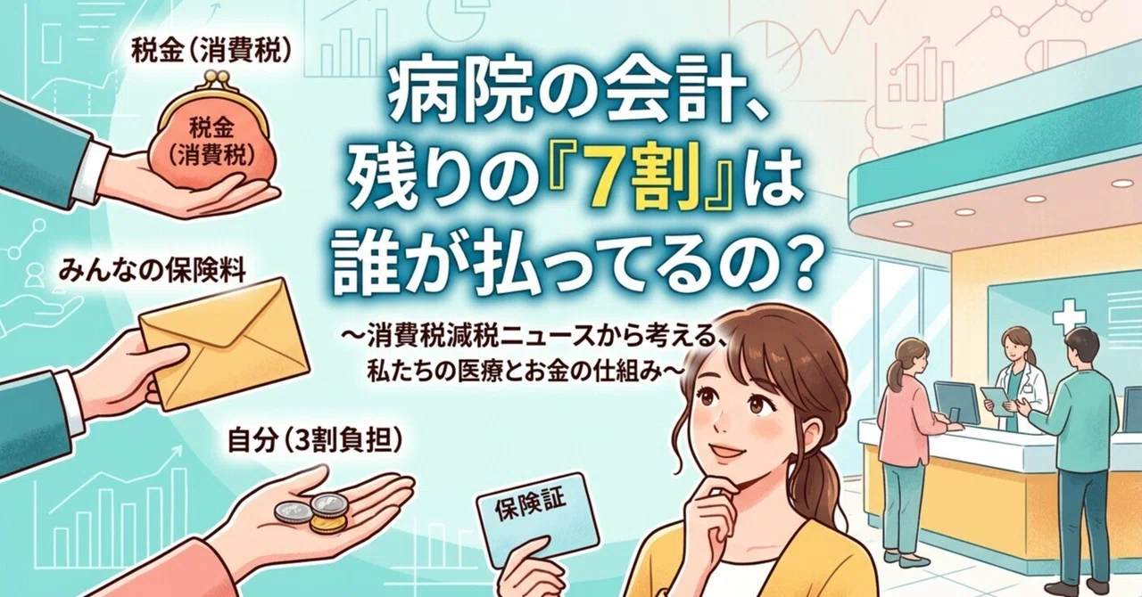 When you pay 'only 30%' at the hospital, who pays the other 70%?｜ヘキサゴン