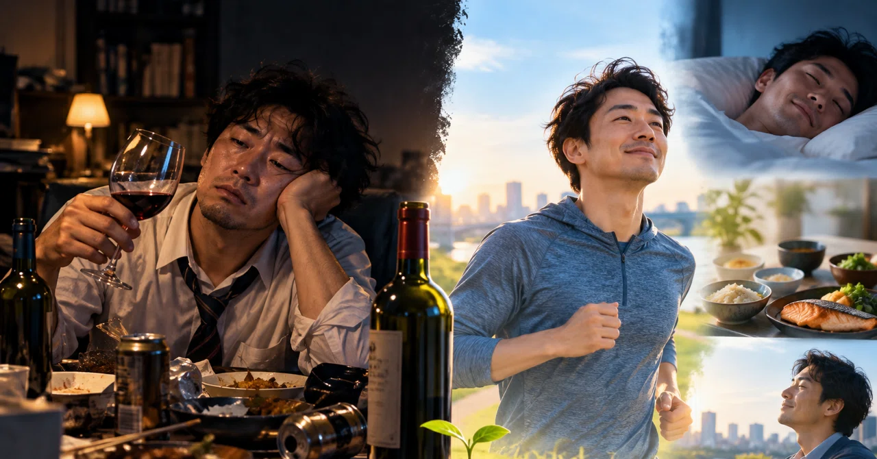 Changes resulting from a heavy drinker quitting alcohol for one month｜KSRIP