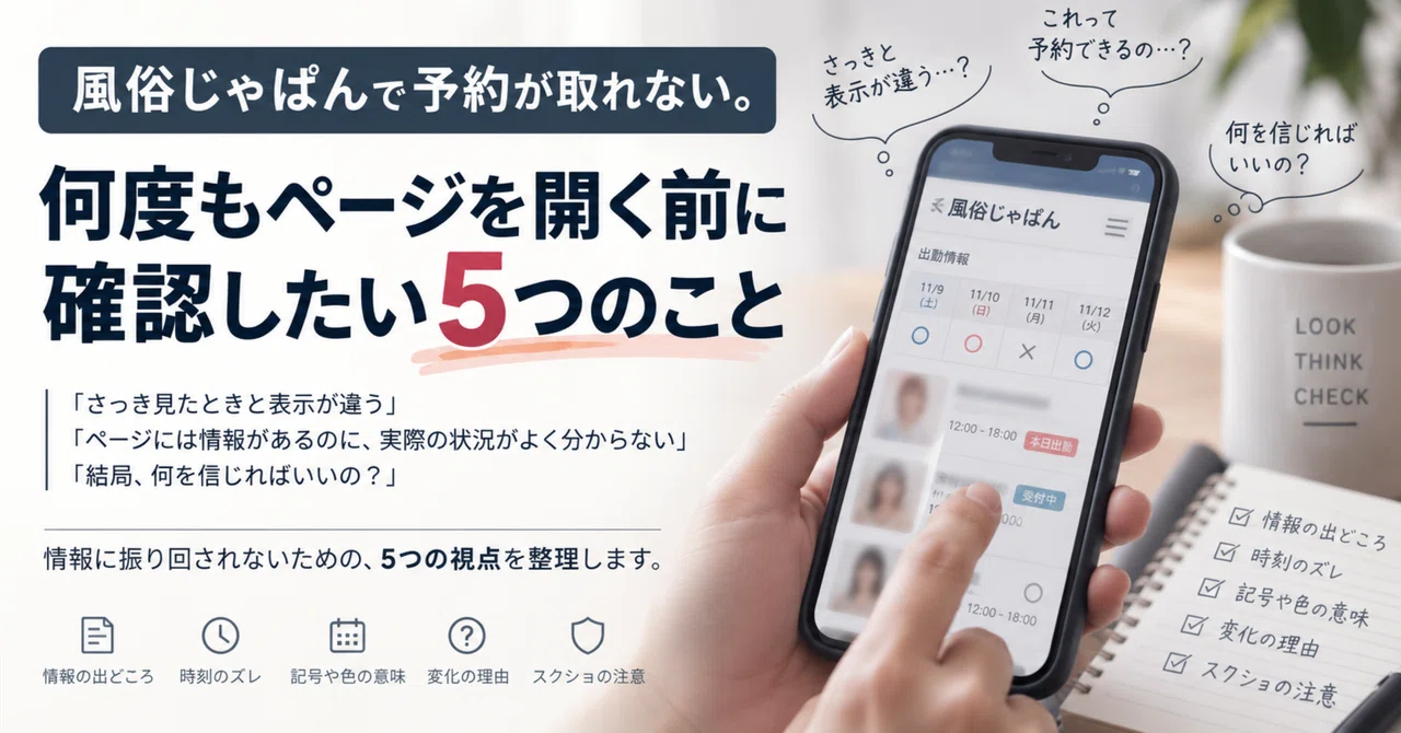 Cannot make a reservation on Fuzoku Japan. 5 things to check before ...