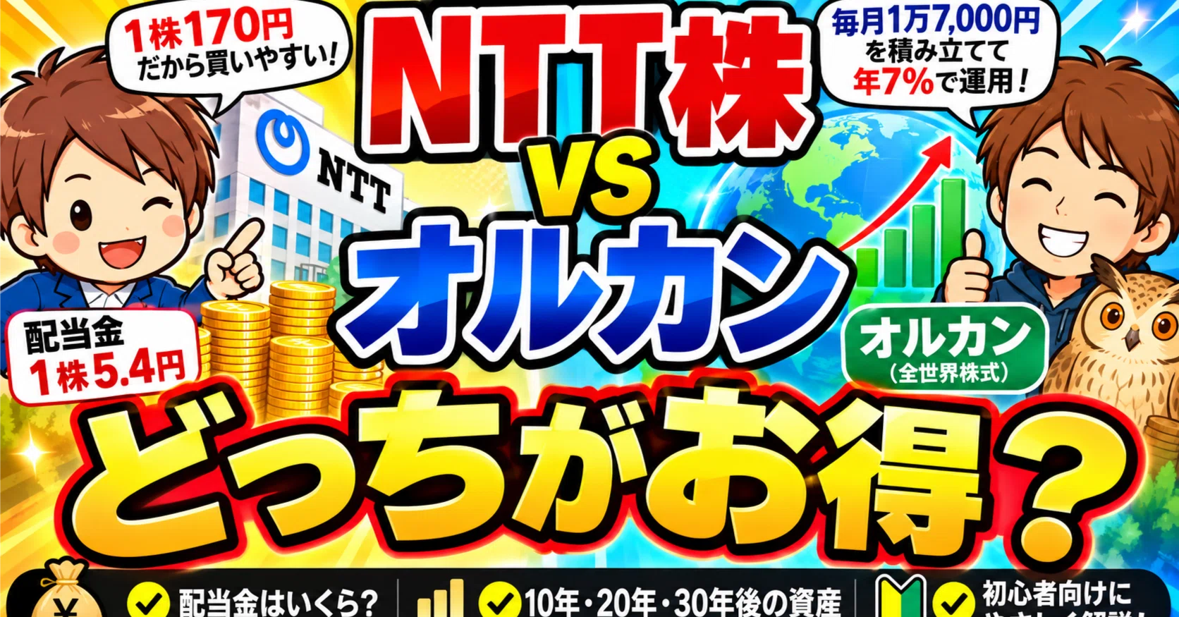 [For Beginners] Which is more profitable: buying 100 NTT shares every ...
