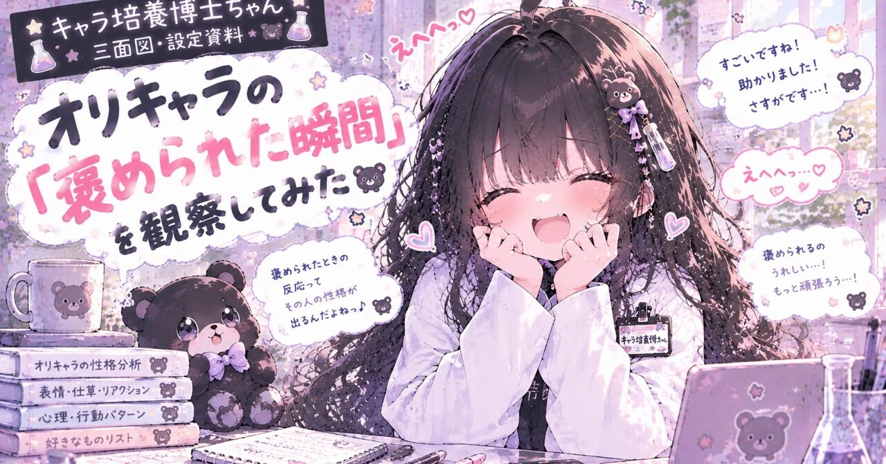 I Observed the 'Moment of Being Praised' of My Original Characters｜キャラ ...