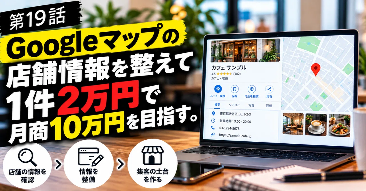 #019 | Aiming for 100,000 yen in monthly sales just by organizing ...