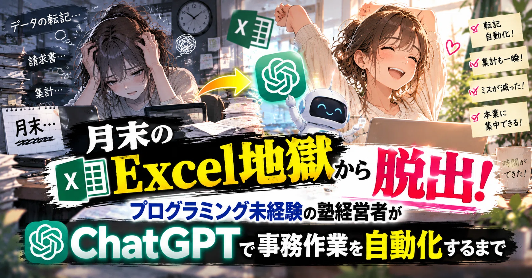 Escape from End-of-Month Excel Hell! How a Non-Programmer Cram School ...