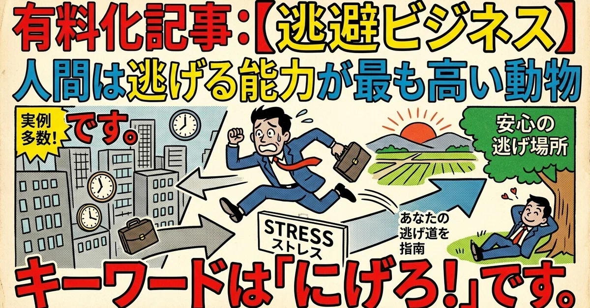 Paid Article: [The Escape Business] Humans are the animals with the ...
