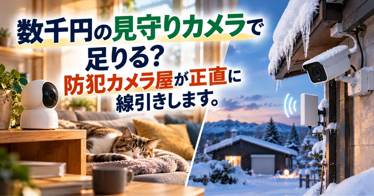 [2026 Prime Big Deal Days] Are a few thousand yen security cameras ...