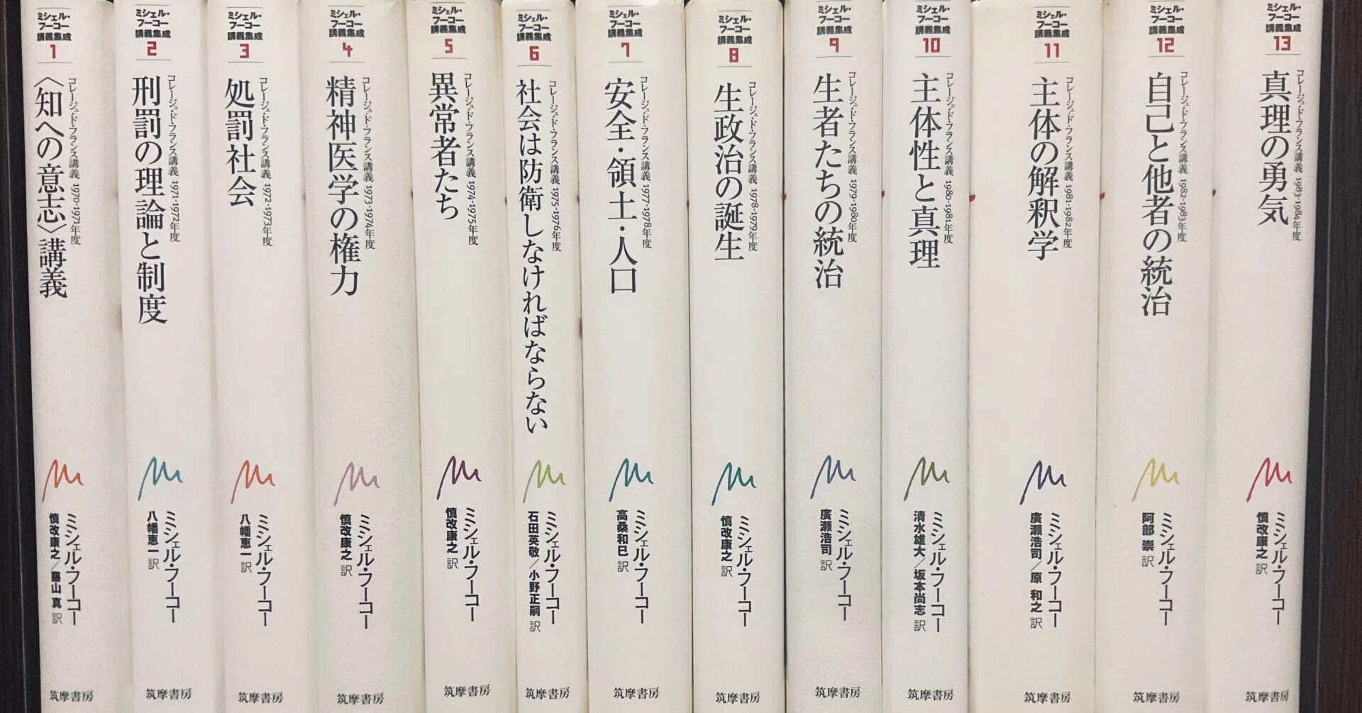 生誕100年記念！『フーコー講義集成』文庫化並走・読書マラソン始め