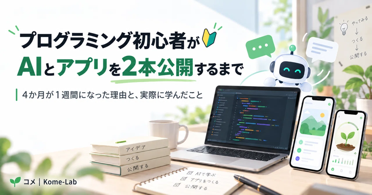 How a Programming Beginner Published Two Apps with AI: Why 4 Months ...