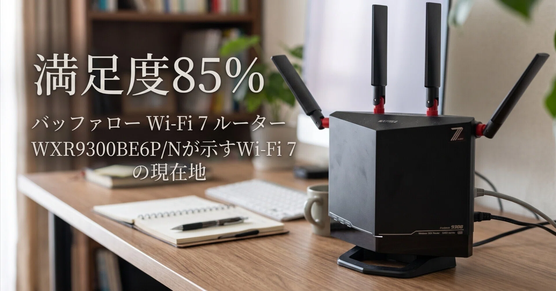 バッファロー Wi-Fi 7 ルーター WXR9300BE6Pが示すWi-Fi 7の現在地