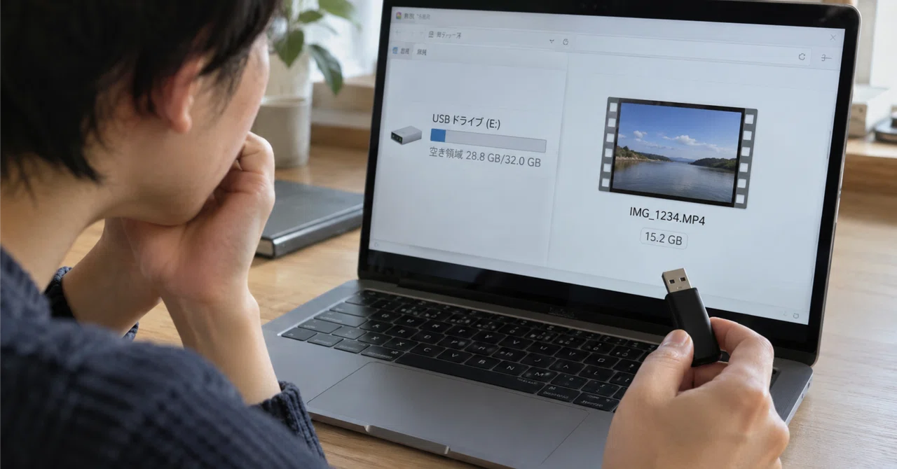 When you cannot copy a large video despite having free space on your ...