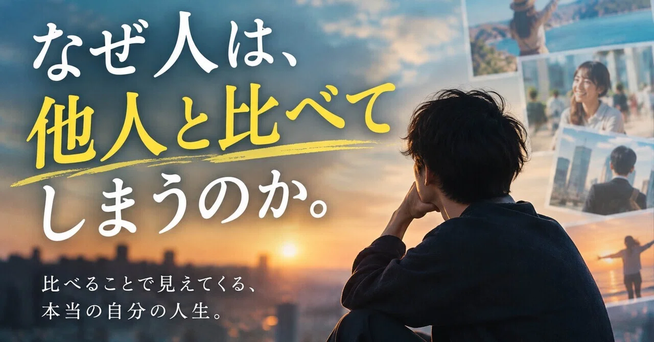 Why do people compare themselves to others?｜しろは