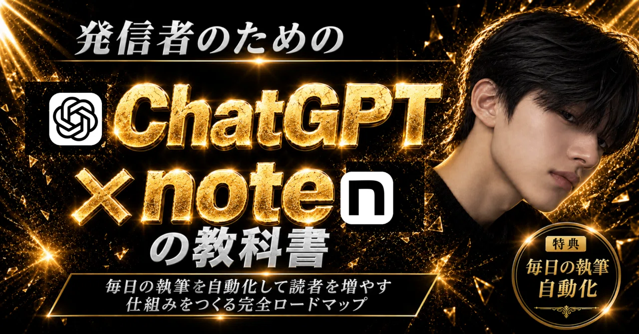[ChatGPT x note Textbook] for note Creators | A Complete Roadmap to ...