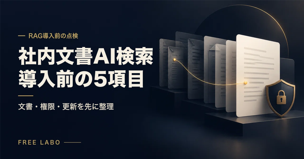 Points to Consider When Introducing Internal Document AI Search (RAG ...