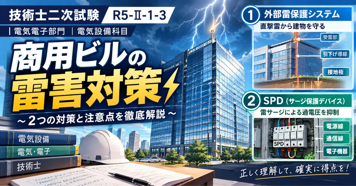 [Professional Engineer Second Stage Examination] R5-II-1-3 Lightning ...