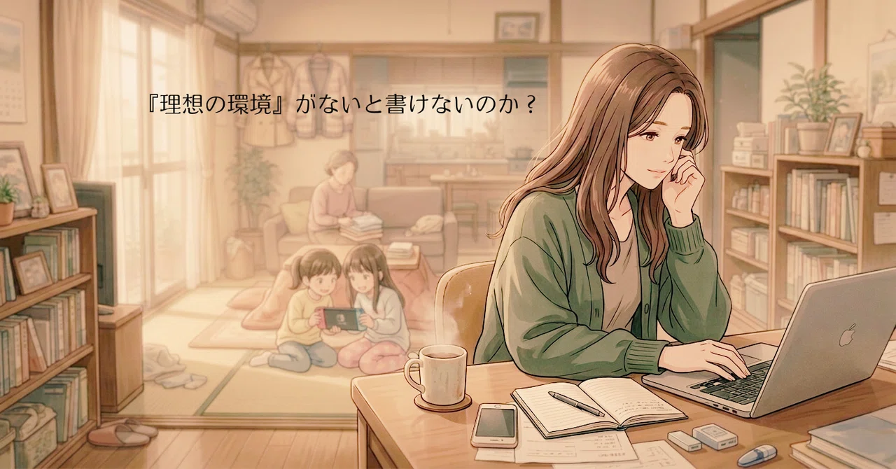 創作する環境がない。だから書けない。本当にそう？ 裏表官能小説家の