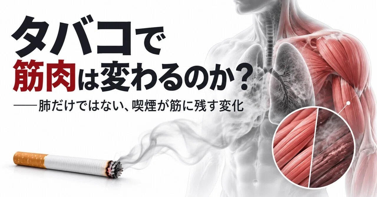 Does Smoking Change Muscles? Beyond the Lungs: The Changes Smoking ...