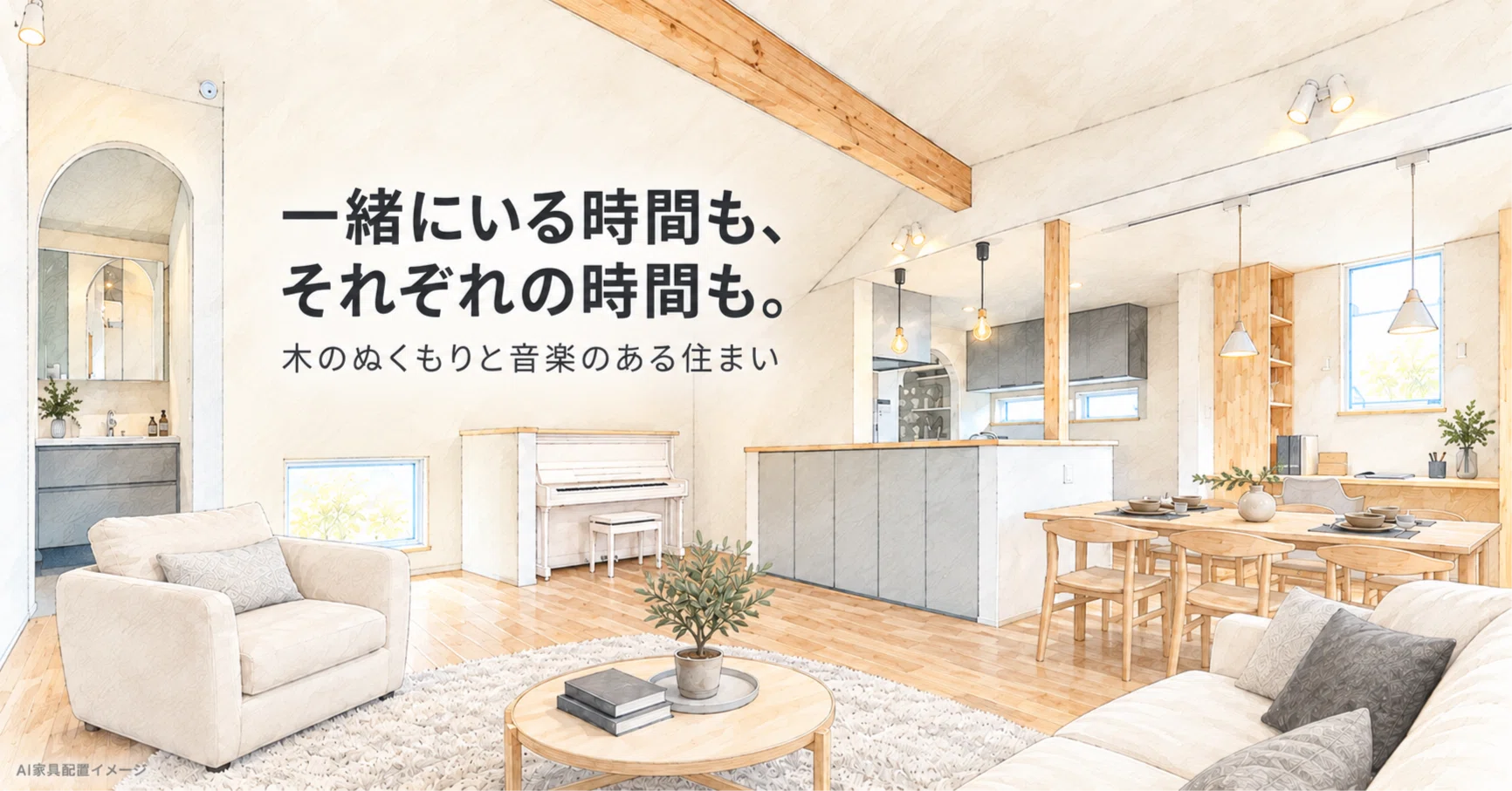 Time spent together, and time spent apart. A home with the warmth of ...