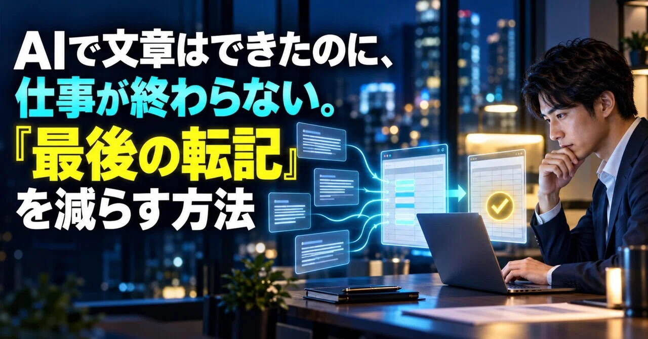 Even though AI can write, the work isn't finished. How to reduce the ...