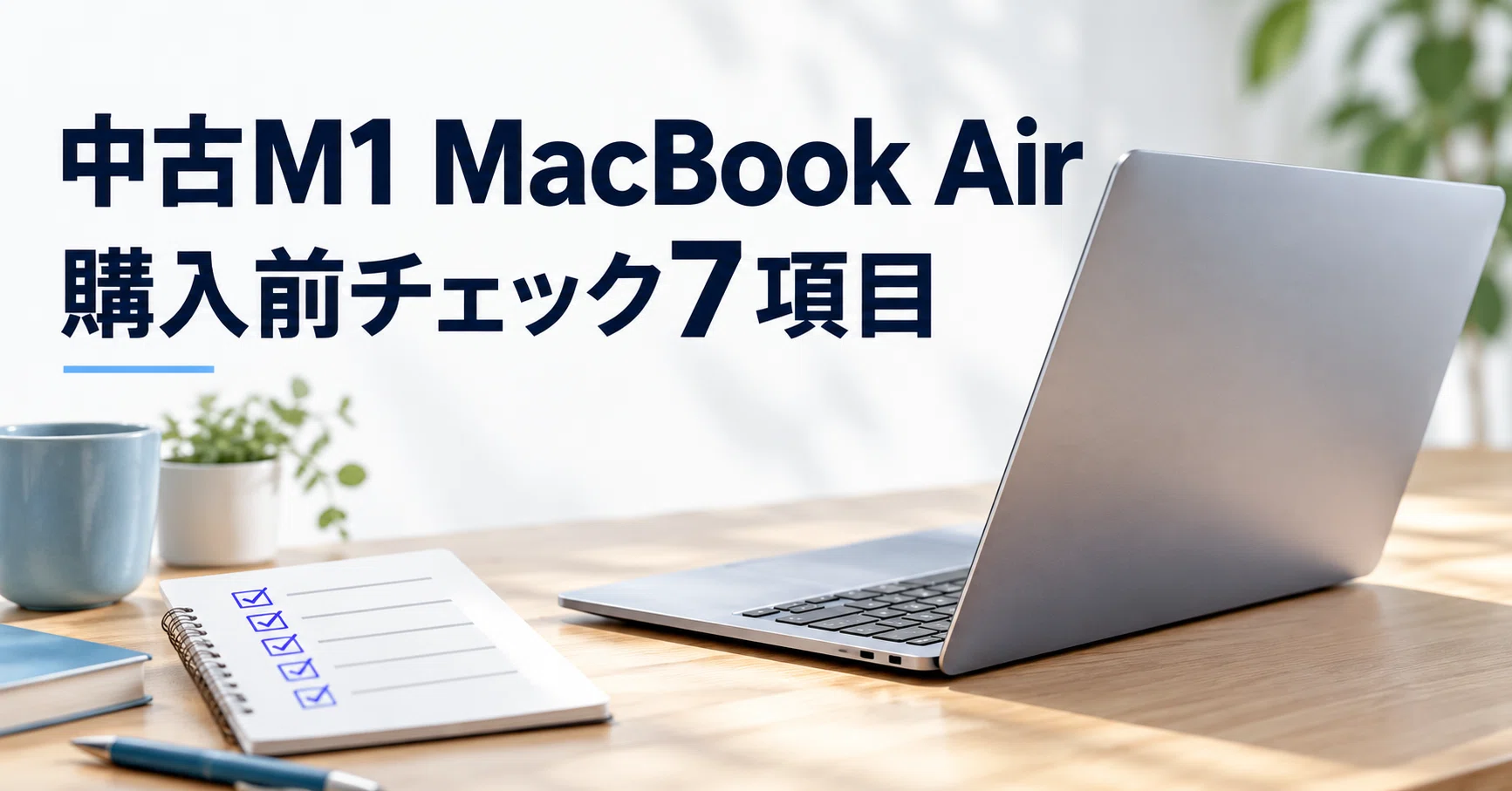 中古M1 MacBook Airを買う前のチェック7項目｜AI・note作業用なら16GB