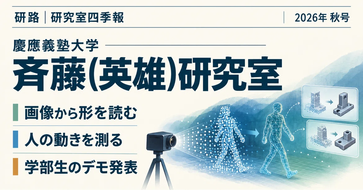 Keio University | Saito (Hideo) Laboratory — Decoding human movement ...