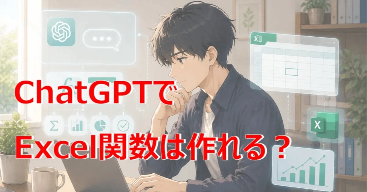 ChatGPTでExcel関数は作れる？実際に試して分かった便利な使い方