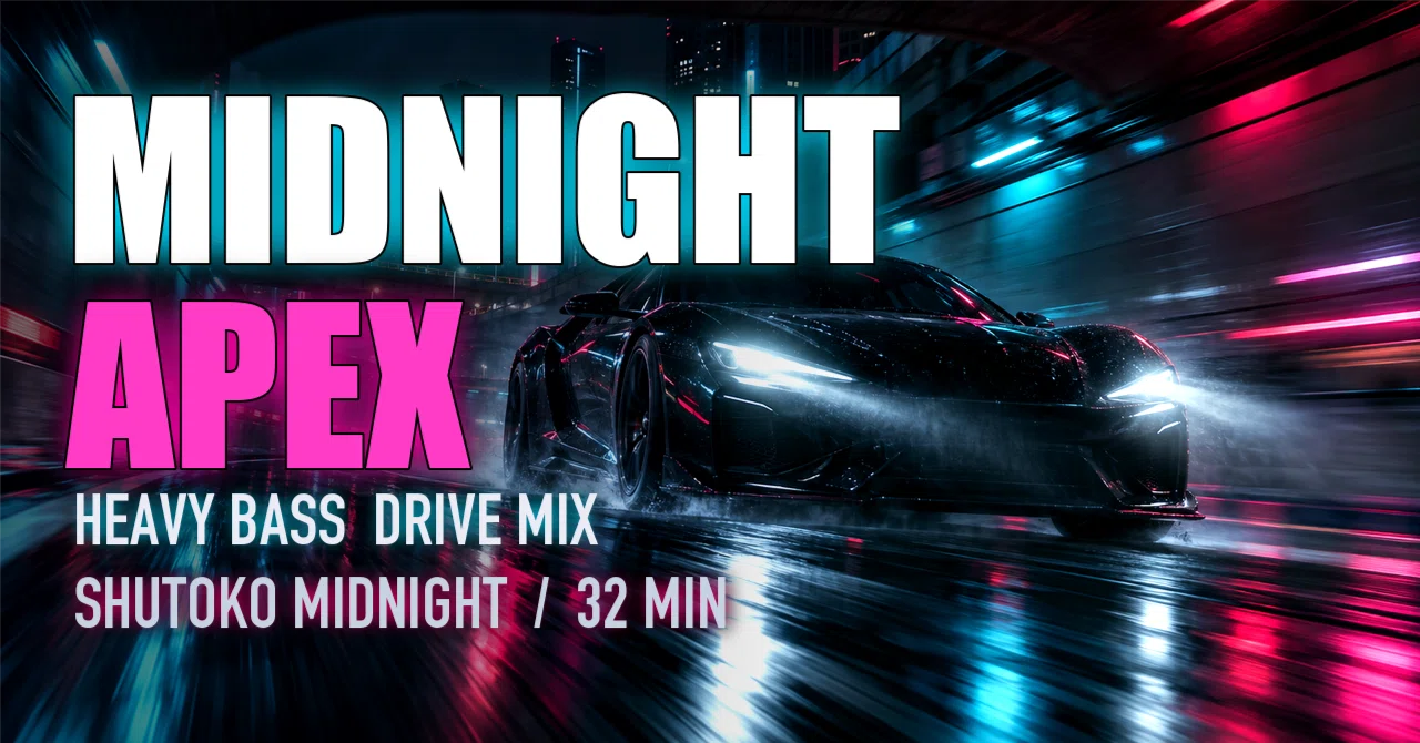 Heavy Bass BGM for Work and Driving: 'Shuto Expressway, Late Night ...