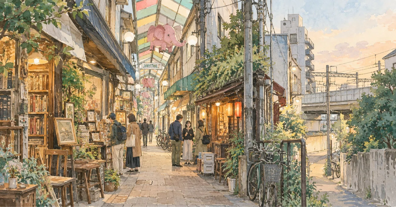 Nishi-Ogikubo | Yakitori in Yanagikoji and the Antique Street at the ...