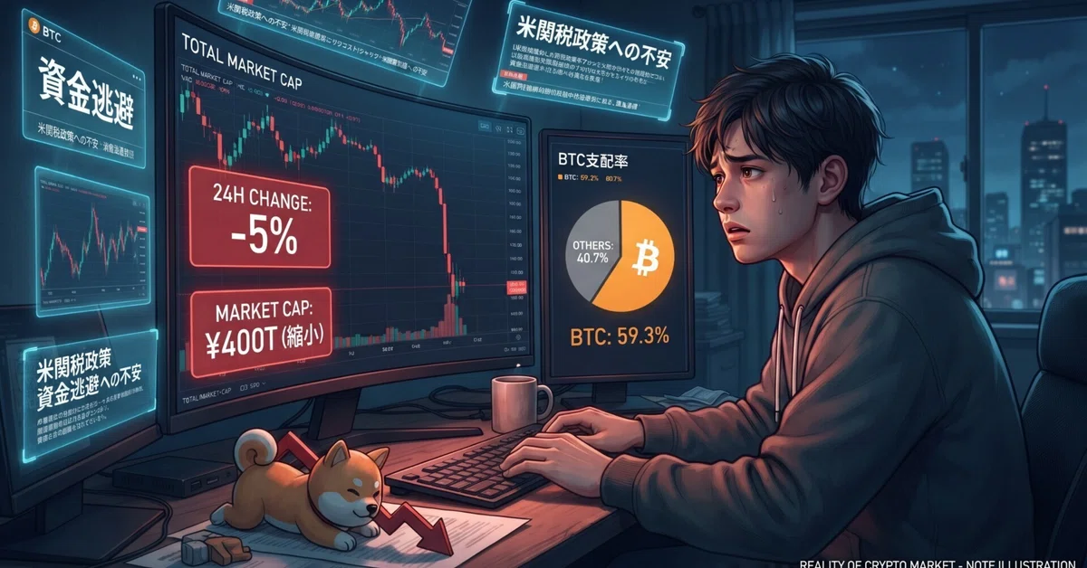 Crypto Market Crashes 5% in 24 Hours—The Reality of 'Capital Flight ...