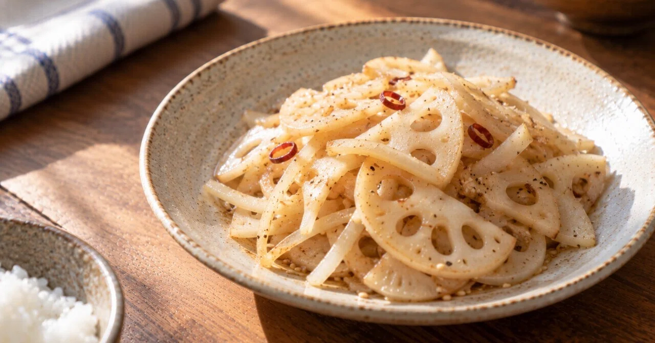 Salt-Seasoned Lotus Root Kinpira | Keeping the Crunch｜Yukari｜重なっていく台所
