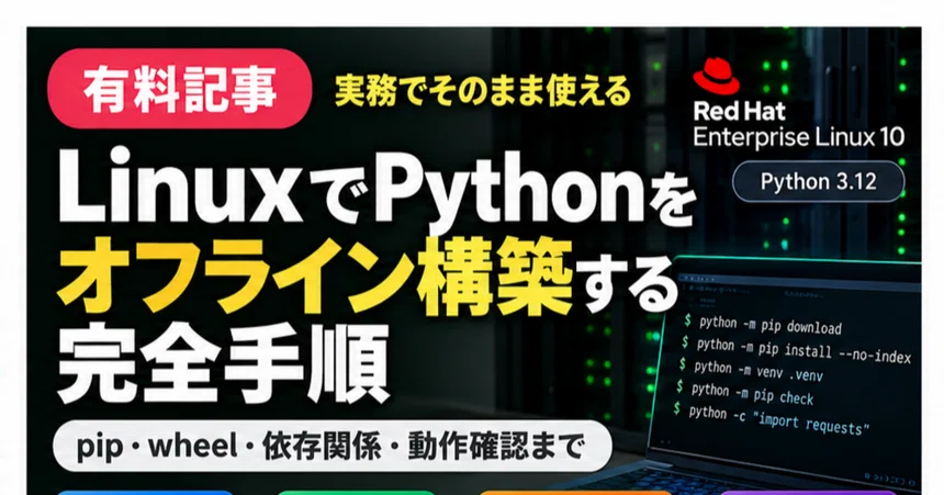 [For Practitioners] Complete Procedure for Building Python Offline on ...