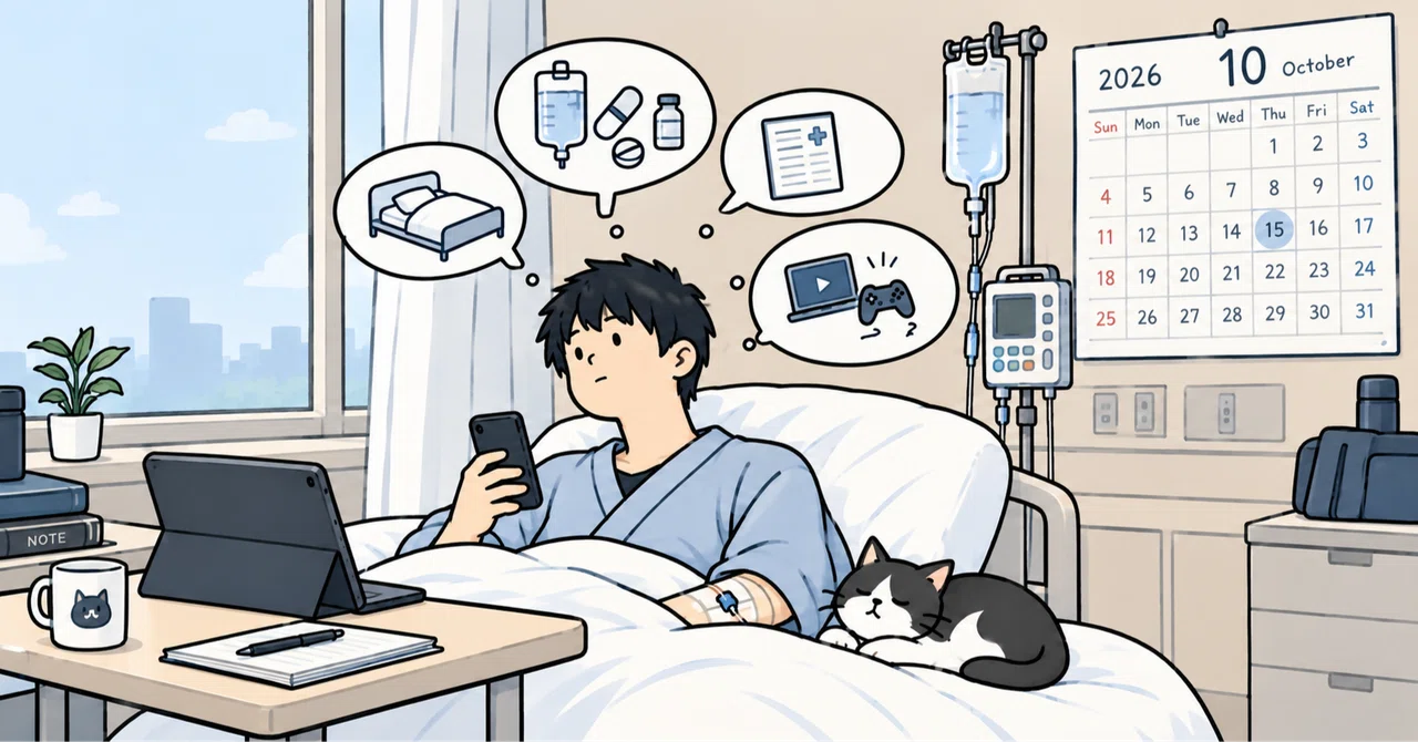 Day 3 of Hospitalization | Treatment notes and things I bought after ...